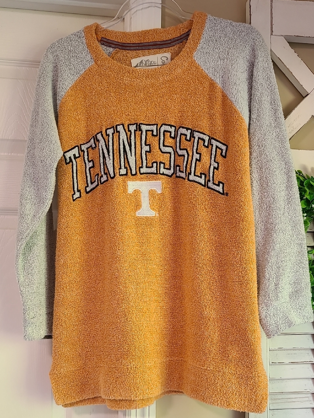 Pressbox Tennessee Volunteers Sweatshirt Women Small Orange Gray UT Vols College